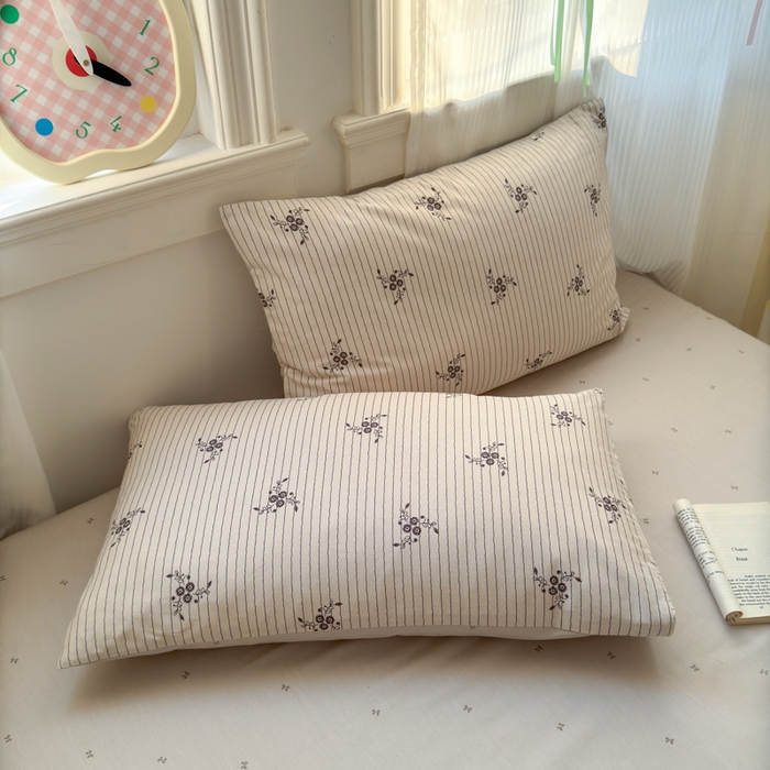 91家纺网 家纺一手货源 找家纺 清雅福 2025全棉13372小清新四件套和单被套早春系列第二批--单被套 醉晚风