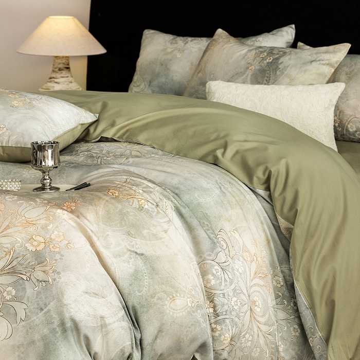 91家纺网 家纺一手货源 找家纺 （总）立奥被业 2025新款60S数码印花四件套四件套