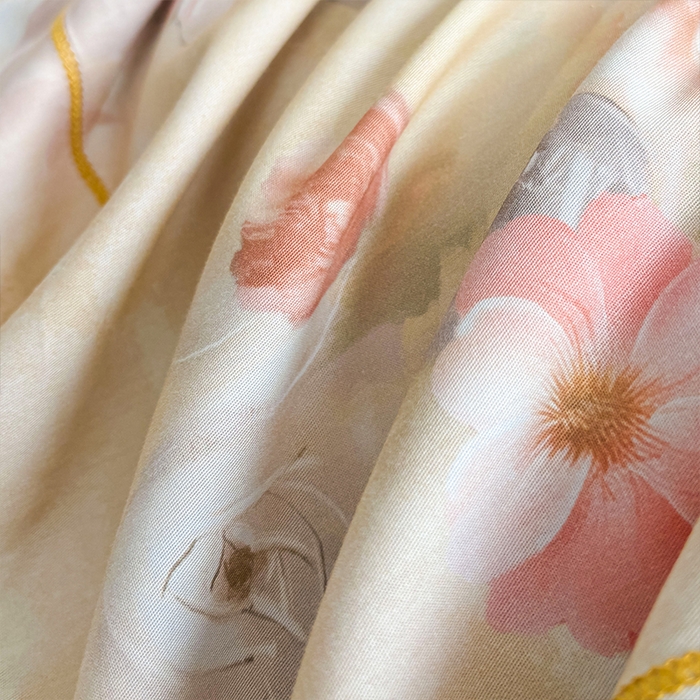 91家纺网 家纺一手货源 找家纺 帛美家纺 2025新款40S莱赛尔天丝棉数码印花四件套 芳昕