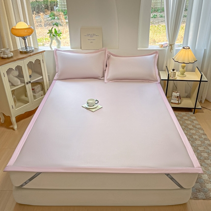 91家纺网 家纺一手货源 找家纺 （总）鑫琪莱家纺 2025云母凉感冰丝席