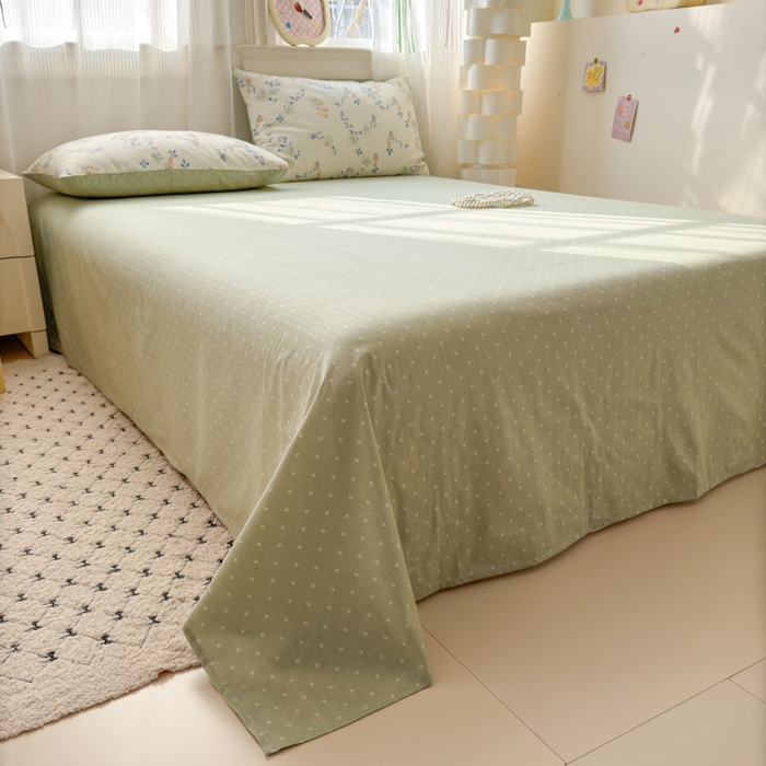 91家纺网 家纺一手货源 找家纺 清雅福 2025全棉13372小清新四件套和单被套早春系列第二批--单枕套 硕果累累