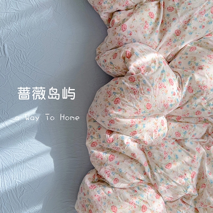 91家纺网 家纺一手货源 找家纺 （总）仟人梦 2025新款水洗棉印花四件套