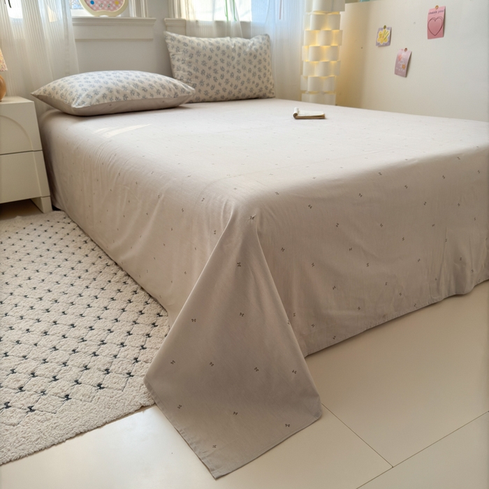 91家纺网 家纺一手货源 找家纺 （总）清雅福 2025全棉13372小清新四件套和单被套早春系列第二批--单枕套