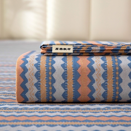 91家纺网 家纺一手货源 找家纺 （总）帛洵2025新款原棉老粗布床单