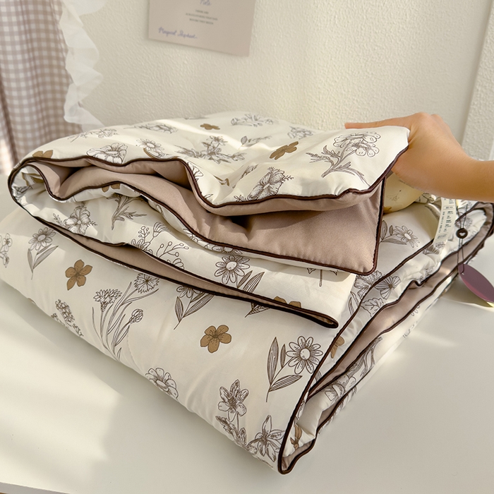 91家纺网 家纺一手货源 找家纺 老帅2025A类水洗双层纱夏被夏凉被空调被被芯直播爆款（有买家秀）芭提雅