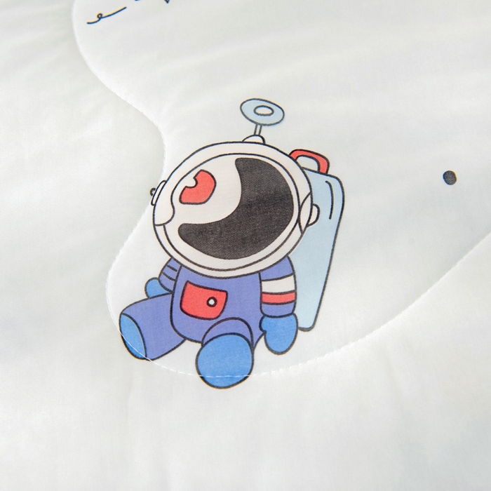 91家纺网 家纺一手货源 找家纺 鱼宝 2025新款凉感丝夏被 开心宇航员