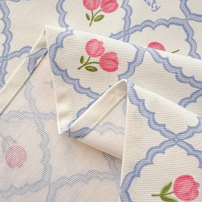 91家纺网 家纺一手货源 找家纺 眠博士2025新款全棉老粗布枕套 老粗布枕套-红玫瑰