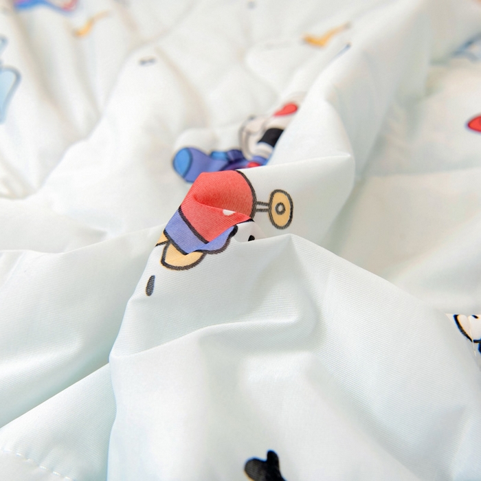 91家纺网 家纺一手货源 找家纺 鱼宝 2025新款凉感丝夏被 开心宇航员