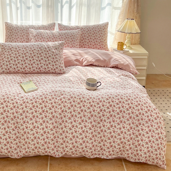 91家纺网 家纺一手货源 找家纺 麦瑞家纺 2025新款针织棉双层纱 3春风来