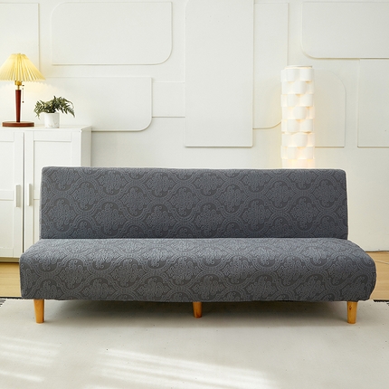 91家纺网 家纺一手货源 找家纺 逐日沙发套 2025新款提花绒沙发床套-欧艺 深灰