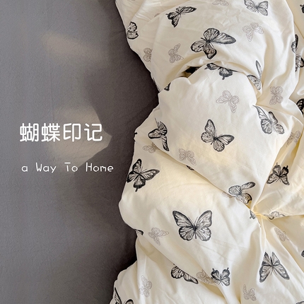 91家纺网 家纺一手货源 找家纺 （总）仟人梦 2025新款水洗棉印花四件套