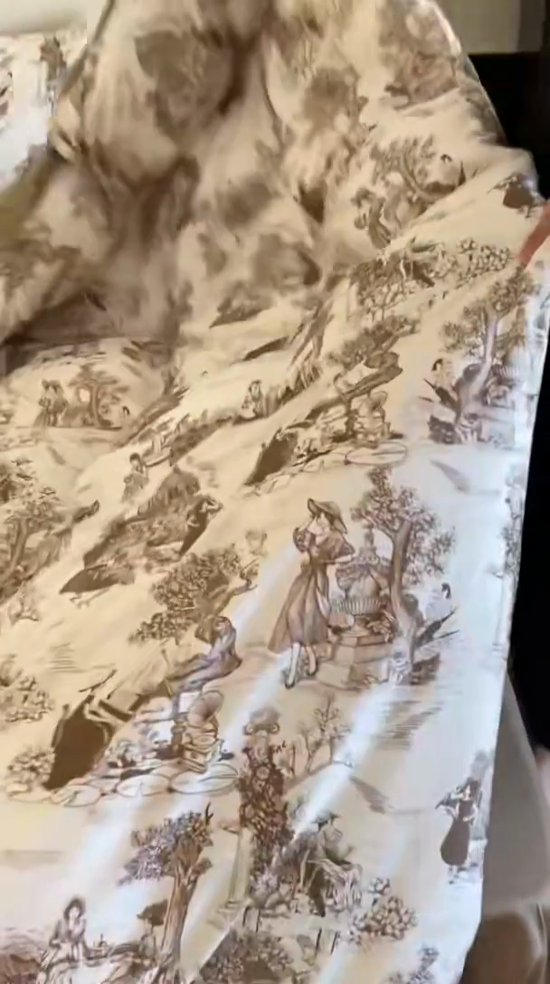 91家纺网 家纺一手货源 找家纺 （总）赫帛 2025新款赫本猫联名系列四件套-南法庄园