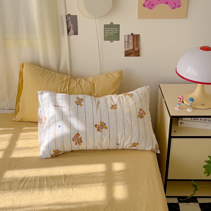 91家纺网 家纺一手货源 找家纺 （总）仟人梦 2025新款水洗棉印花四件套