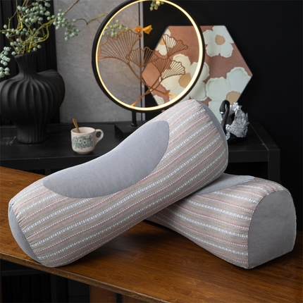 91家纺网 家纺一手货源 找家纺 （总）仁宇枕业 2025新款新品全棉色织提花水洗棉元宝护颈椎全荞麦枕头枕芯