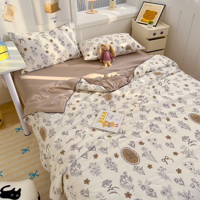 91家纺网 家纺一手货源 找家纺 老帅2025A类水洗双层纱夏被夏凉被空调被被芯直播爆款（有买家秀）芭提雅