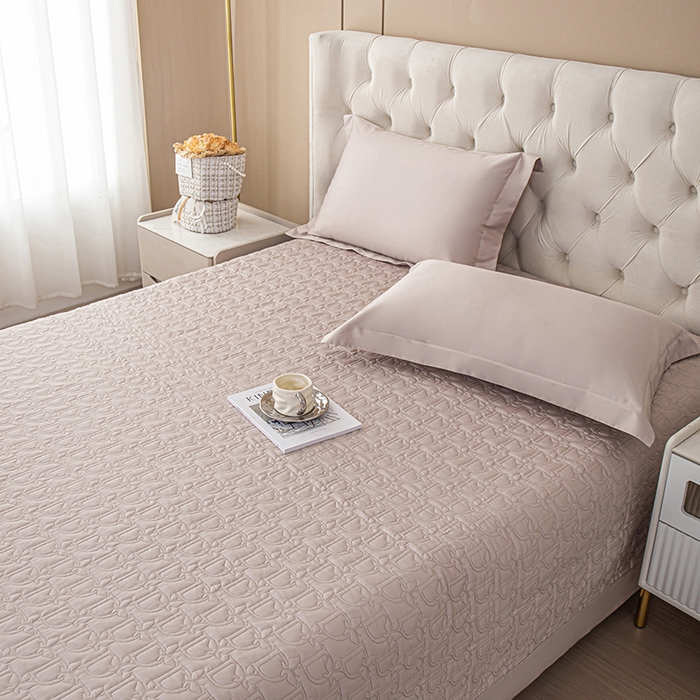 91家纺网 家纺一手货源 找家纺 金喜2025新款100支全棉枕套宽边工艺100S长绒棉枕头套-莫兰迪色系 粉雅灰