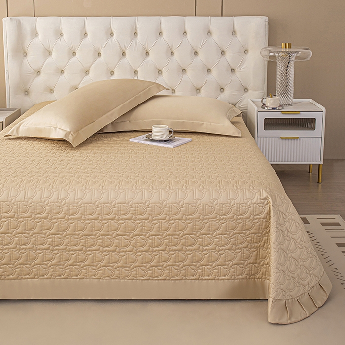 91家纺网 家纺一手货源 找家纺 金喜2025新款100支全棉枕套宽边工艺100S长绒棉枕头套-莫兰迪色系 迷雾金