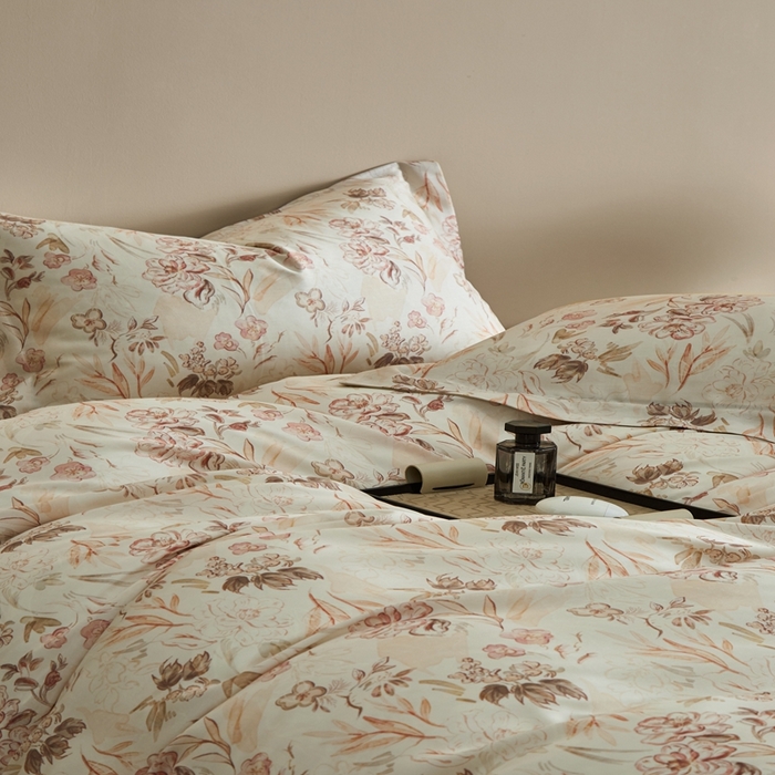 91家纺网 家纺一手货源 找家纺 顾家家居 2026新款莱塞尔数码印花四件套 蒙田