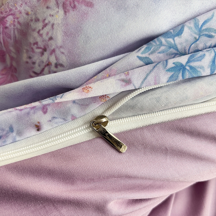 91家纺网 家纺一手货源 找家纺 帛美家纺 2025新款40S莱赛尔天丝棉数码印花四件套 花海恋人-