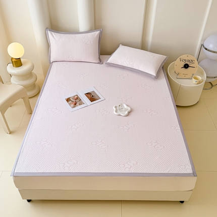 小萌虎 2025新款冰豆豆凉席 凉席款 粉玉