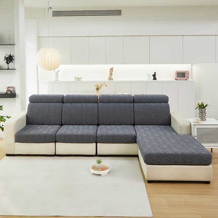 91家纺网 家纺一手货源 找家纺 逐日沙发套 2025提花沙发笠-欧艺 深灰