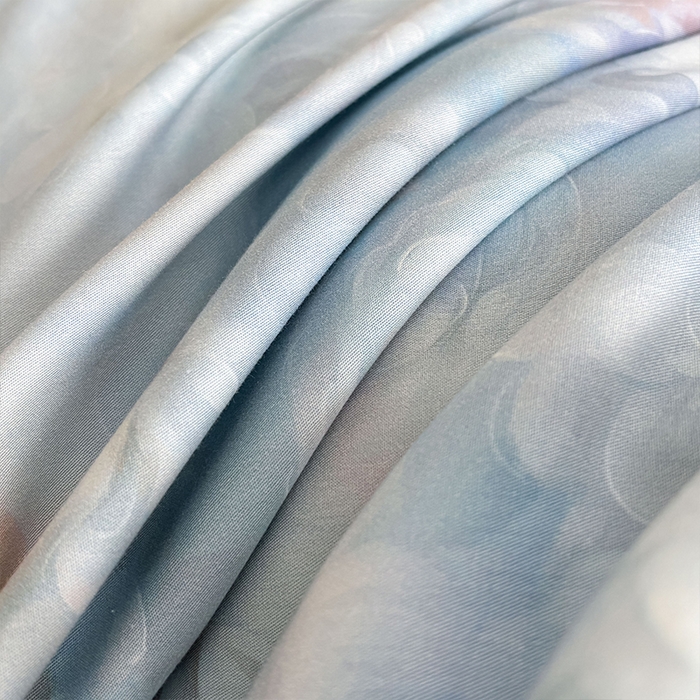 91家纺网 家纺一手货源 找家纺 帛美家纺 2025新款40S莱赛尔天丝棉数码印花四件套 缤纷花韵