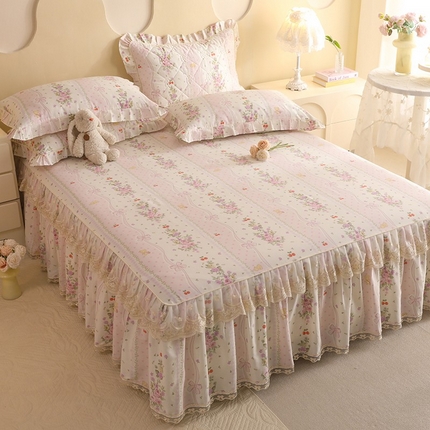 91家纺网 家纺一手货源 找家纺 （总）美达家纺 2025新款全棉印花单床裙