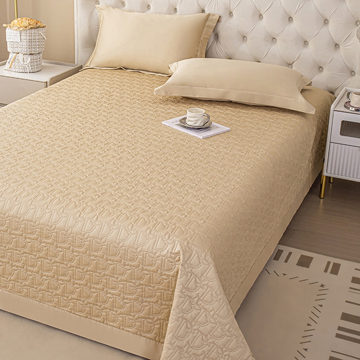 91家纺网 家纺一手货源 找家纺 金喜2025新款100支全棉枕套宽边工艺100S长绒棉枕头套-莫兰迪色系 迷雾金