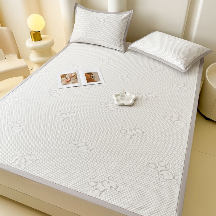 91家纺网 家纺一手货源 找家纺 （总）小萌虎 2025新款冰豆豆凉席 凉席款