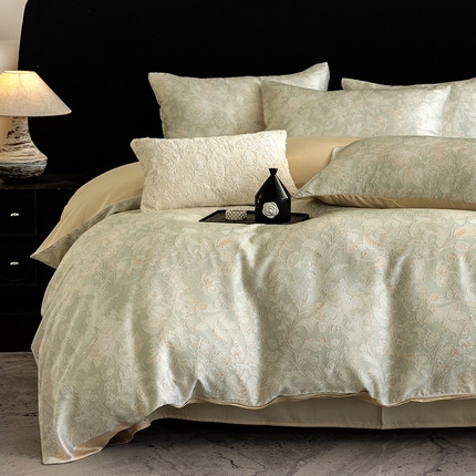 91家纺网 家纺一手货源 找家纺 （总）立奥被业 2025年新款100%兰精天丝四件套天丝数码印花四件套