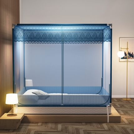 91家纺网 家纺一手货源 找家纺 （总）飞轮海蚊帐 2025防蚊全底回底外穿坐床蚊帐-Z55 T55 Z52