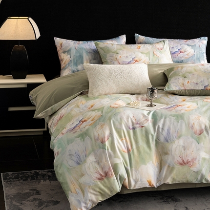 91家纺网 家纺一手货源 找家纺 （总）立奥被业 2025新款60S数码印花四件套四件套