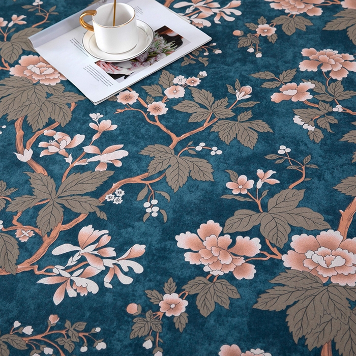 91家纺网 家纺一手货源 找家纺 帛洵2025新款原棉老粗布床单 静夜花开