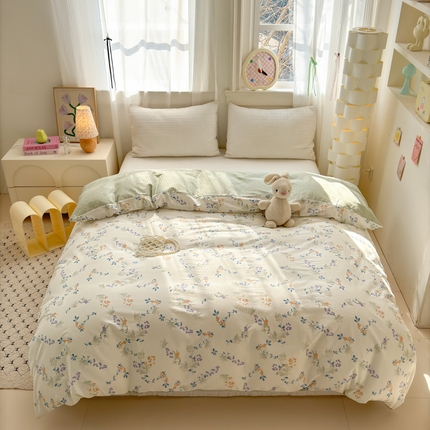 清雅福 2025全棉13372小清新四件套和单被套早春系列第二批--单被套 硕果累累