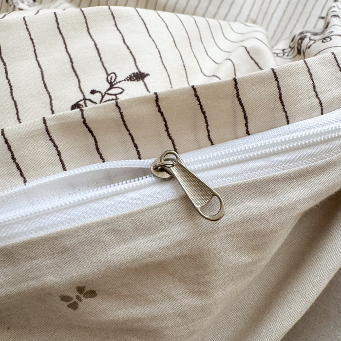 91家纺网 家纺一手货源 找家纺 清雅福 2025全棉13372小清新四件套和单被套早春系列第二批--四件套 醉晚风