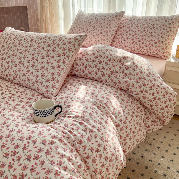 91家纺网 家纺一手货源 找家纺 麦瑞家纺 2025新款针织棉双层纱 3春风来