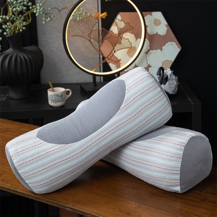 91家纺网 家纺一手货源 找家纺 （总）仁宇枕业 2025新款新品全棉色织提花水洗棉元宝护颈椎全荞麦枕头枕芯