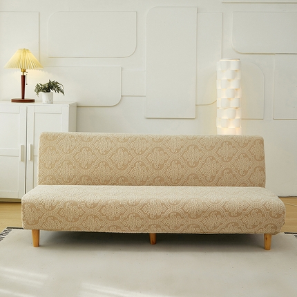 逐日沙发套 2025新款提花绒沙发床套-欧艺 卡其