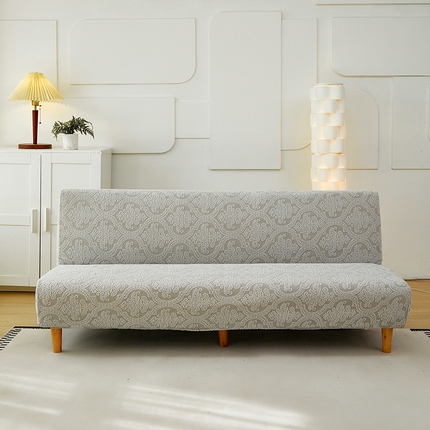 逐日沙发套 2025新款提花绒沙发床套-欧艺 浅灰