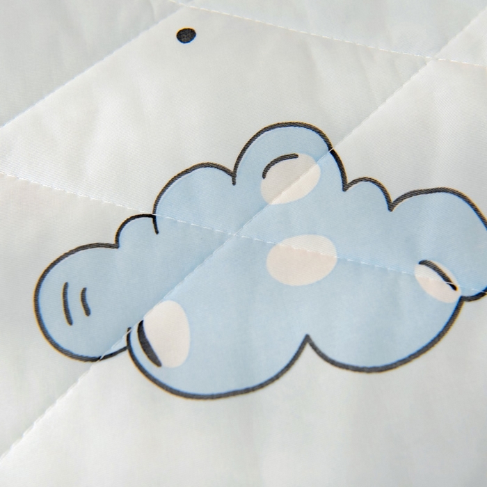 91家纺网 家纺一手货源 找家纺 鱼宝 2025新款凉感丝夏被 开心宇航员