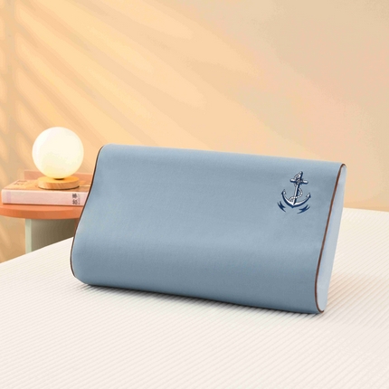 91家纺网 家纺一手货源 找家纺 （总）小猫派 2025新款磨毛全棉刺绣乳胶枕套纯棉儿童记忆枕芯套加厚吸汗成人颈椎枕套