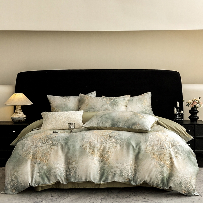 91家纺网 家纺一手货源 找家纺 （总）立奥被业 2025新款60S数码印花四件套四件套