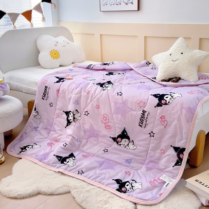 91家纺网 家纺一手货源 找家纺 （总）鱼宝 2025新款三丽鸥凉感丝夏被