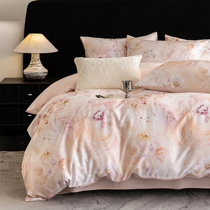 91家纺网 家纺一手货源 找家纺 （总）立奥被业 2025新款60S数码印花四件套四件套