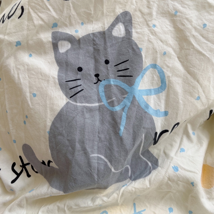 91家纺网 家纺一手货源 找家纺 仟人梦 2025新款水洗棉印花四件套 追喵日记