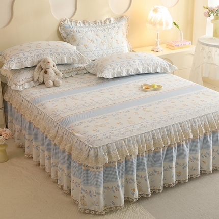 91家纺网 家纺一手货源 找家纺 （总）美达家纺 2025新款全棉印花单床裙