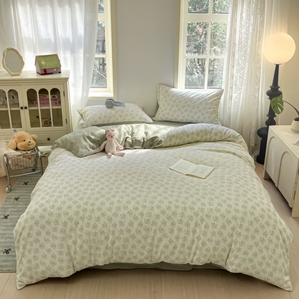 91家纺网 家纺一手货源 找家纺 （总）贝拉梦家纺2025热款新款A类有氧针织双层纱系列单被套