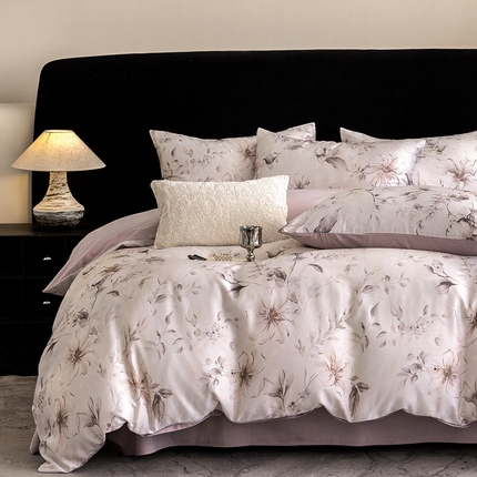 91家纺网 家纺一手货源 找家纺 （总）立奥被业 2025新款60S数码印花四件套四件套