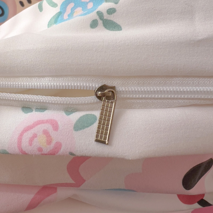 91家纺网 家纺一手货源 找家纺 仟人梦 2025新款水洗棉印花四件套 绮丽花城