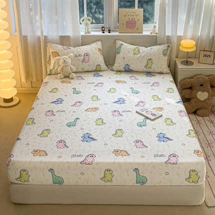 91家纺网 家纺一手货源 找家纺 （总）仟人梦2025新款水洗棉印花床笠